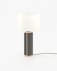JACK Table & Desk Lamp Grey Eucalyptus Veneer Matte