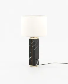 JACK Table & Desk Lamp Nero Marquina Polished Marble