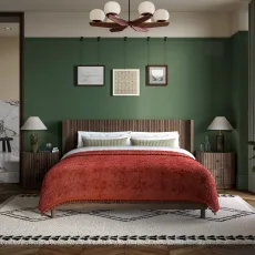 Jacob Bed - Dark Wood, Double