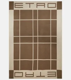 Jacquard silk throw