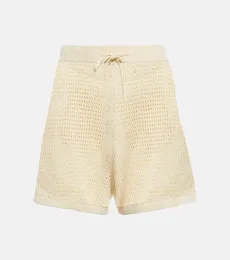 Jael crochet cotton-blend shorts Jael crochet cotton-blend shorts
