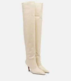 Jamie 80 leather over-the-knee boots