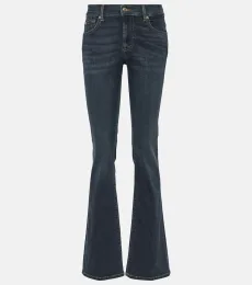 Jean bootcut taille mi-haute