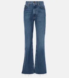 Jean droit Leena à taille mi-haute Jean droit Leena à taille mi-haute