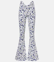 Jean flare à fleurs Jean flare à fleurs