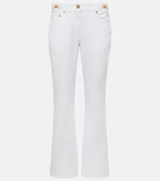 Jean flare à taille basse et ornements