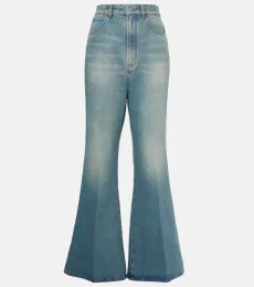 Jean flare à taille haute Jean flare à taille haute