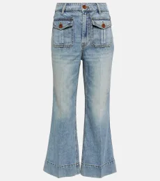 Jean flare raccourci Raie Jean flare raccourci Raie