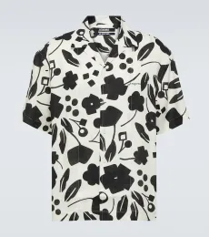 Jean printed linen shirt