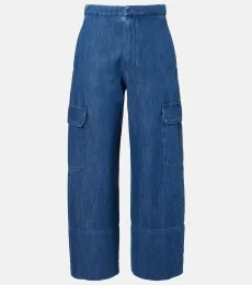 Jeans cargo cropped