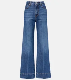 Jeans flared Slice de tiro alto Jeans flared Slice de tiro alto