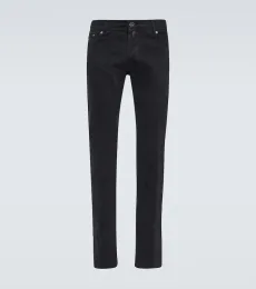 Jeans rectos de tiro medio