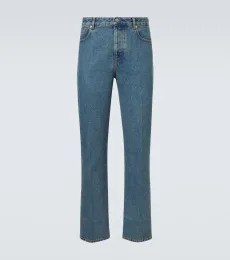 Jeans rectos de tiro medio Jeans rectos de tiro medio