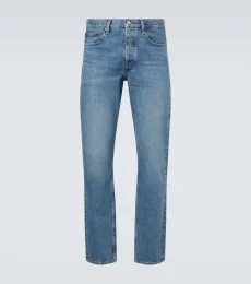 Jeans rectos de tiro medio Jeans rectos de tiro medio