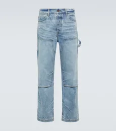 Jeans rectos de tiro medio