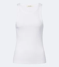 Jennifer ribbed-knit cotton tank top Jennifer ribbed-knit cotton tank top