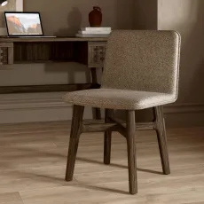 Jensen Chair - Taupe / Dark Wood