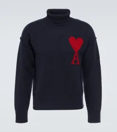 Jersey de cuello alto Ami De Cœur de lana virgen Jersey de cuello alto Ami De Cœur de lana virgen