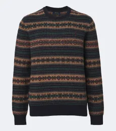 Jersey Fair Isle de lana Jersey Fair Isle de lana