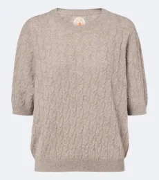 Jersey trenzado de cachemir Jersey trenzado de cachemir