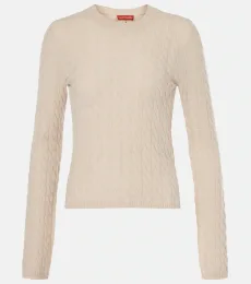 Jersey trenzado Milla de cachemir Jersey trenzado Milla de cachemir