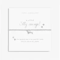 Joma A Little Silly Sausage Bracelet - Silver