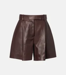 Jonah pleated leather shorts Jonah pleated leather shorts