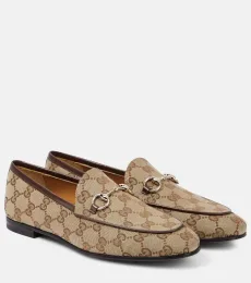 Jordaan Horsebit GG canvas loafers Jordaan Horsebit GG canvas loafers