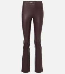 JP Long flared leather leggings JP Long flared leather leggings