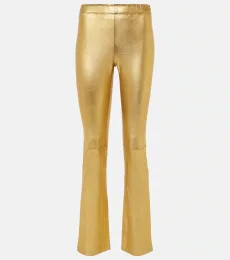 JP Long metallic leather slim pants JP Long metallic leather slim pants
