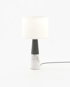 JUDE Table & Desk Lamp Carrara Marble