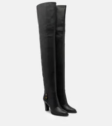 Julia 85 leather over-the-knee boots
