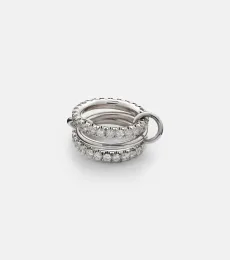 Juno 18kt white gold ring with diamonds Juno 18kt white gold ring with diamonds