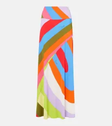 Jupe longue Iride en satin Jupe longue Iride en satin