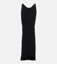 Jupe midi à taille basse