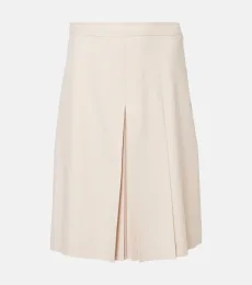 Jupe midi en laine vierge Jupe midi en laine vierge