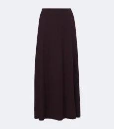 Jupe midi Hallie en laine mélangée Jupe midi Hallie en laine mélangée