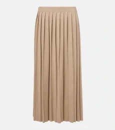 Jupe midi Minda en coton et cachemire Jupe midi Minda en coton et cachemire