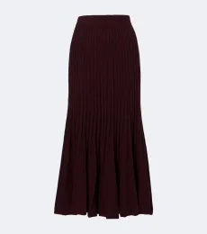 Jupe midi Sabrina en cachemire Jupe midi Sabrina en cachemire