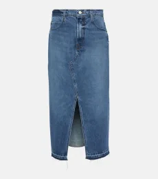 Jupe midi The Midaxi en jean Jupe midi The Midaxi en jean