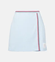 Jupe portefeuille en coton Jupe portefeuille en coton
