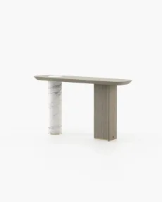 KAHLO Console Table Aged Oak Veneer Matte KAHLO Console Table Aged Oak Veneer Matte