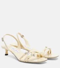 Kaira patent leather slingback sandals Kaira patent leather slingback sandals