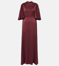 Kalydria caped silk gown Kalydria caped silk gown