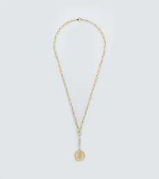 Karma 18kt (7501000) gold chain necklace with diamond Karma 18kt (7501000) gold chain necklace with diamond