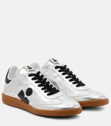 Kaycee metallic leather sneakers Kaycee metallic leather sneakers