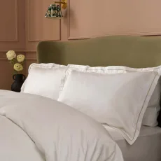 Kensington Oxford Pillowcase Pair, Natural, King