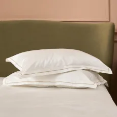 Kensington Oxford Pillowcase Pair - Natural, King