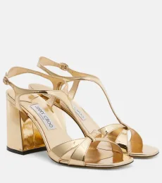 Kesia metallic leather sandals Kesia metallic leather sandals