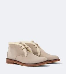 Keswick shearling-lined leather desert boots Keswick shearling-lined leather desert boots